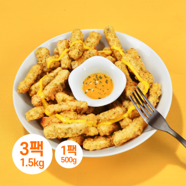 [홀리닭] 허브치킨스틱 2kg / 3+1팩